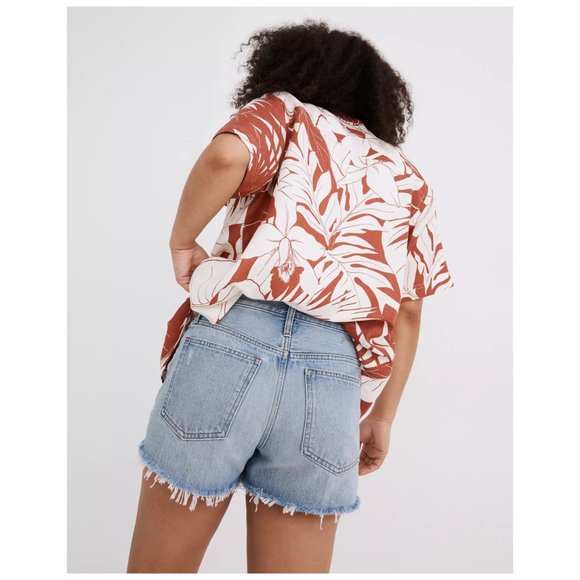 [NWT] Madewell Denim Cutoff Shorts in Light Wash - Picture 5 of 5